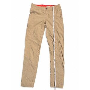 Columbia Insect Blocker Hiking Pants Womens 4 Tan Khaki Outdoor Cargo Trousers